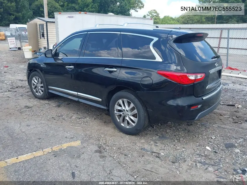 2014 Infiniti Qx60 VIN: 5N1AL0MM7EC555523 Lot: 45653637