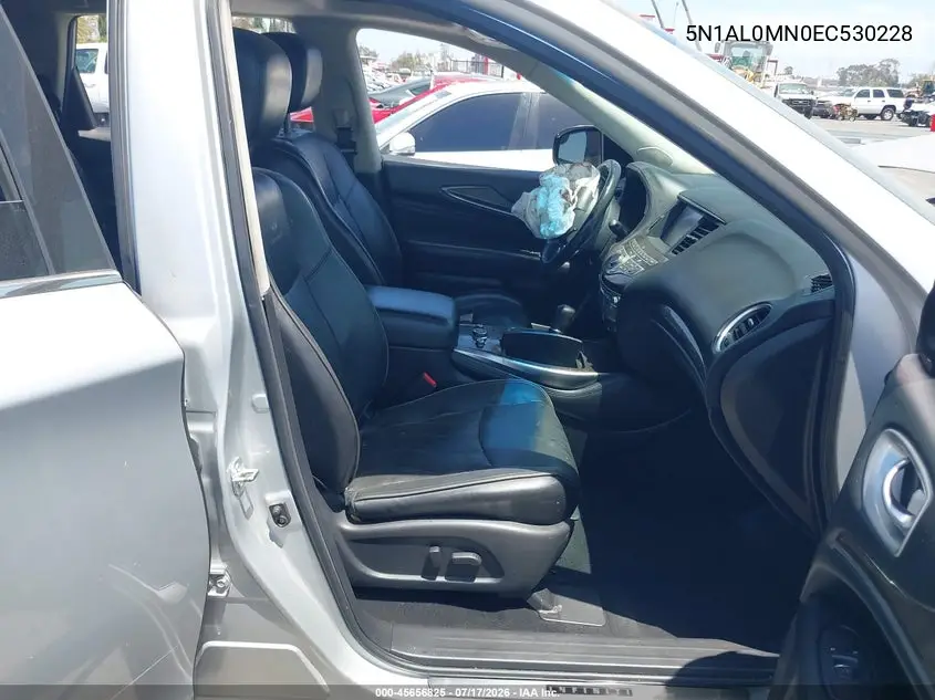 2014 Infiniti Qx60 VIN: 5N1AL0MN0EC530228 Lot: 45656825