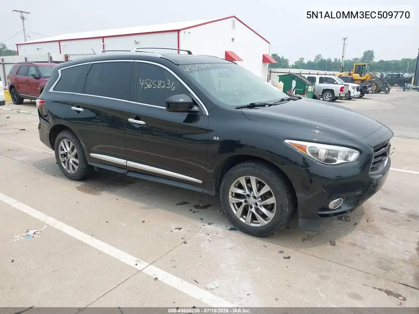 2014 Infiniti Qx60 VIN: 5N1AL0MM3EC509770 Lot: 45658236