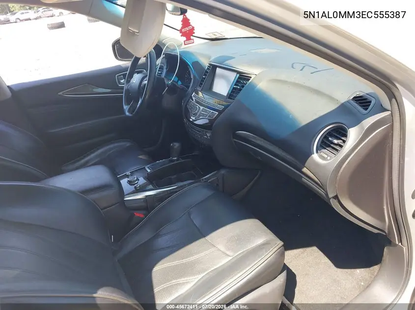 2014 Infiniti Qx60 VIN: 5N1AL0MM3EC555387 Lot: 45672411