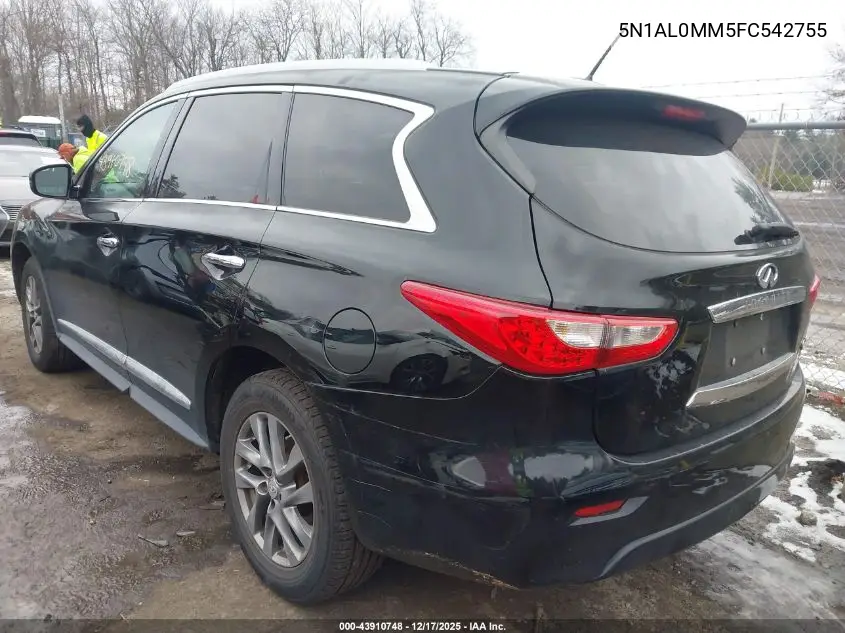 5N1AL0MM5FC542755 2015 Infiniti Qx60