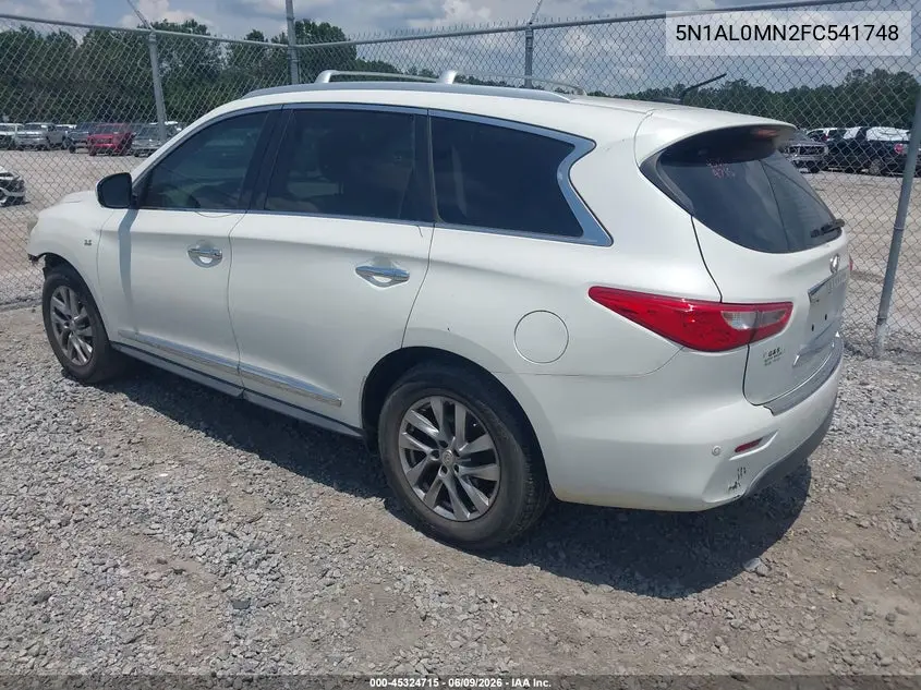 2015 Infiniti Qx60 VIN: 5N1AL0MN2FC541748 Lot: 45324715