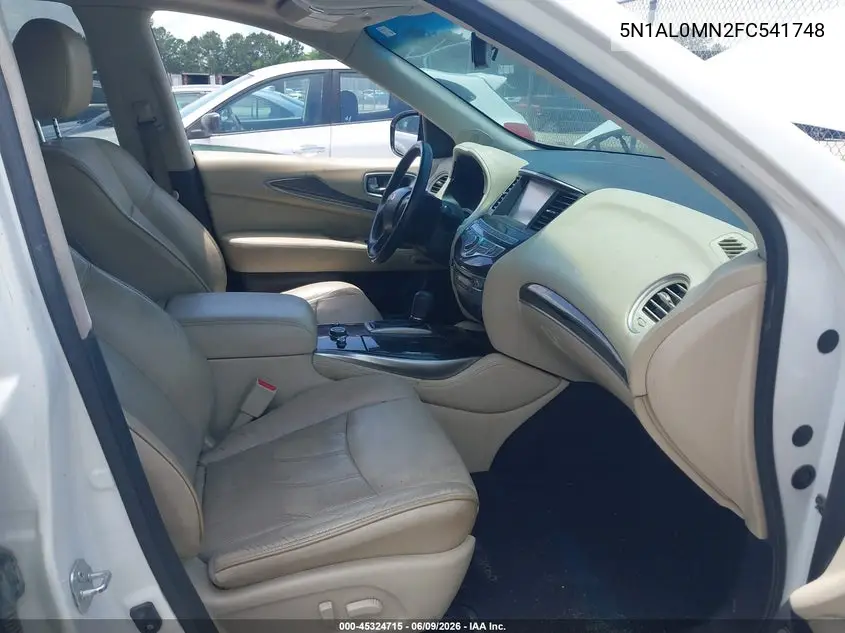 2015 Infiniti Qx60 VIN: 5N1AL0MN2FC541748 Lot: 45324715