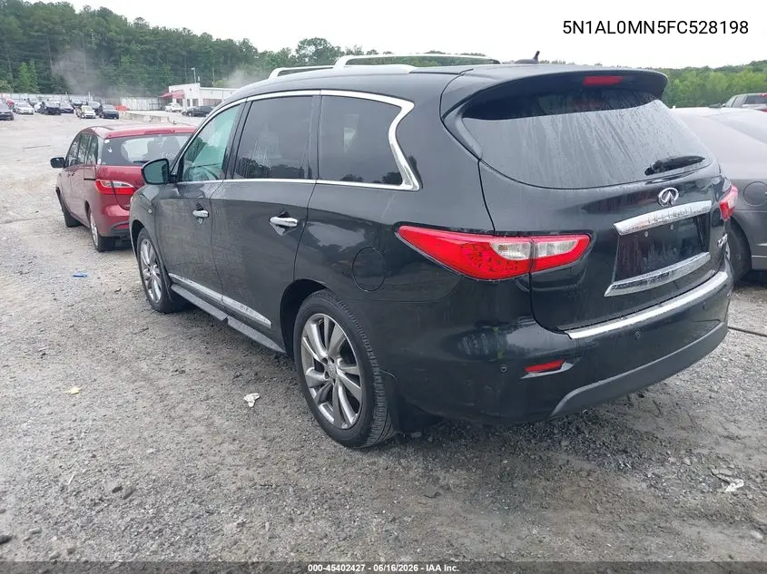 2015 Infiniti Qx60 VIN: 5N1AL0MN5FC528198 Lot: 45402427