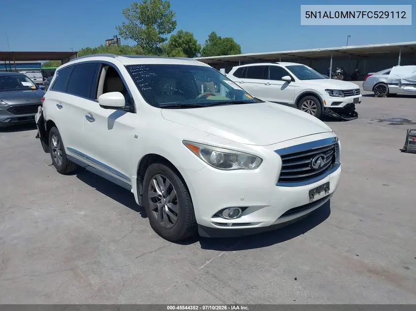 2015 Infiniti Qx60 VIN: 5N1AL0MN7FC529112 Lot: 45544352
