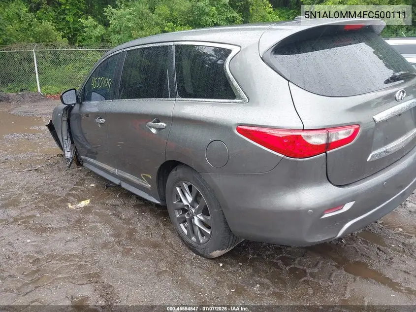 2015 Infiniti Qx60 VIN: 5N1AL0MM4FC500111 Lot: 45554547