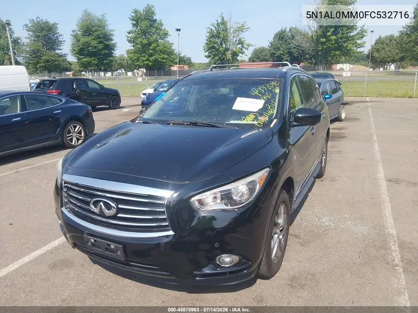 2015 Infiniti Qx60 VIN: 5N1AL0MM0FC532716 Lot: 45570963