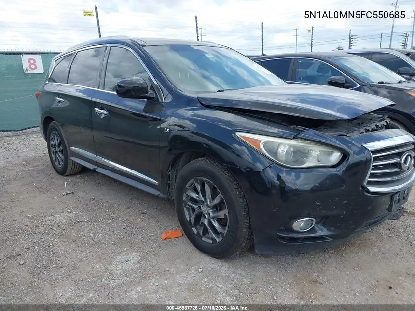 2015 Infiniti Qx60 VIN: 5N1AL0MN5FC550685 Lot: 45587728