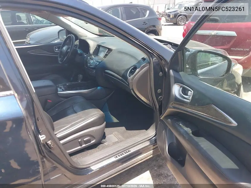 2015 Infiniti Qx60 VIN: 5N1AL0MN5FC523261 Lot: 45600125