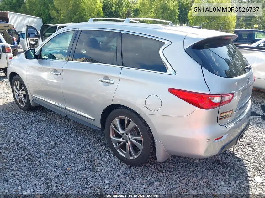2015 Infiniti Qx60 VIN: 5N1AL0MM0FC526737 Lot: 45600574