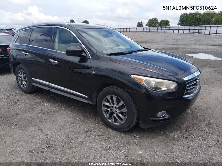 2015 Infiniti Qx60 VIN: 5N1AL0MN5FC510624 Lot: 45604936