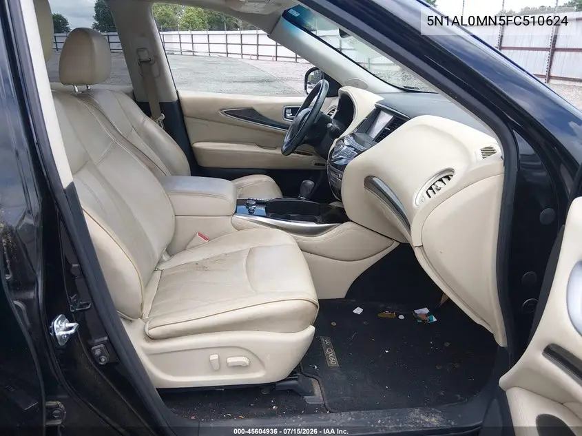 2015 Infiniti Qx60 VIN: 5N1AL0MN5FC510624 Lot: 45604936