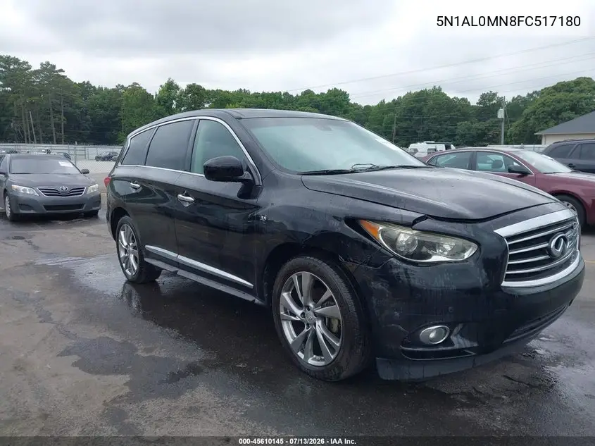 2015 Infiniti Qx60 VIN: 5N1AL0MN8FC517180 Lot: 45610145