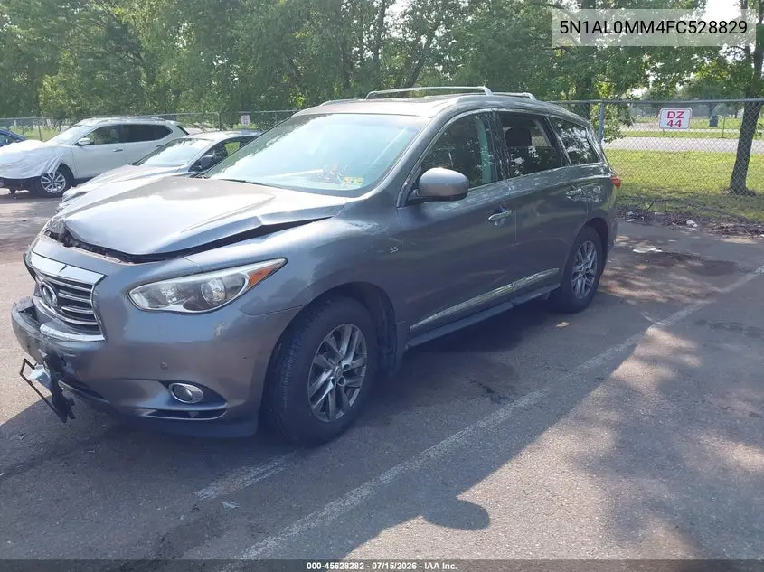 2015 Infiniti Qx60 VIN: 5N1AL0MM4FC528829 Lot: 45628282