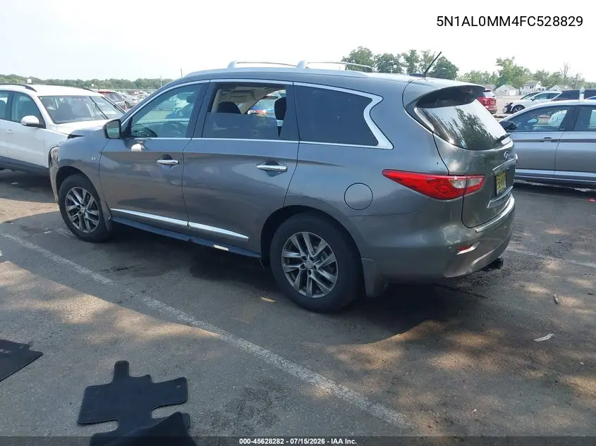 2015 Infiniti Qx60 VIN: 5N1AL0MM4FC528829 Lot: 45628282