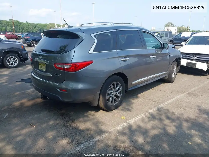 2015 Infiniti Qx60 VIN: 5N1AL0MM4FC528829 Lot: 45628282