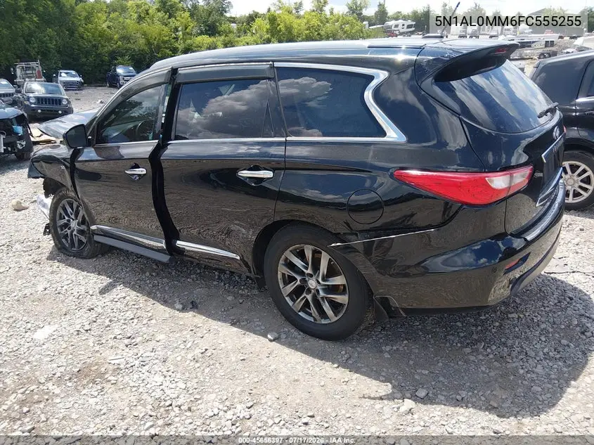 2015 Infiniti Qx60 VIN: 5N1AL0MM6FC555255 Lot: 45656397