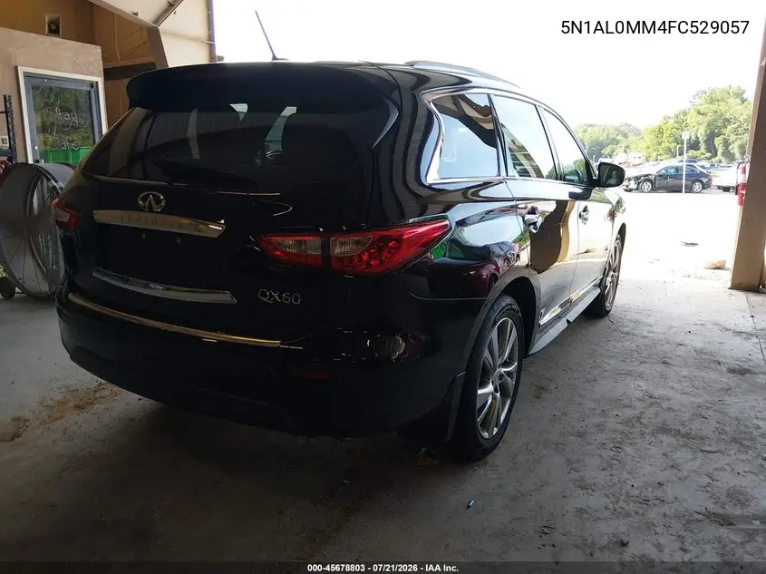 2015 Infiniti Qx60 VIN: 5N1AL0MM4FC529057 Lot: 45678803