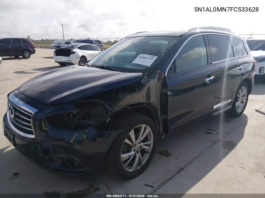 2015 Infiniti Qx60 VIN: 5N1AL0MN7FC533628 Lot: 45682711