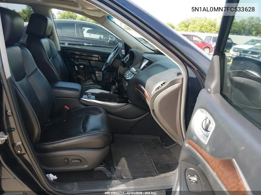 2015 Infiniti Qx60 VIN: 5N1AL0MN7FC533628 Lot: 45682711
