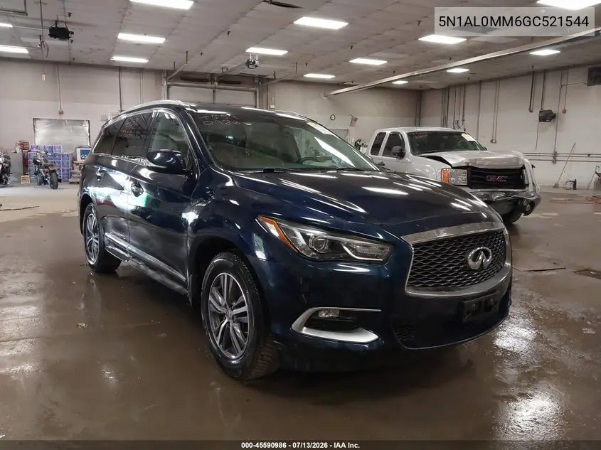 2016 Infiniti Qx60 VIN: 5N1AL0MM6GC521544 Lot: 45590986