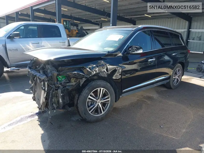 2016 Infiniti Qx60 VIN: 5N1AL0MNXGC516582 Lot: 45627064