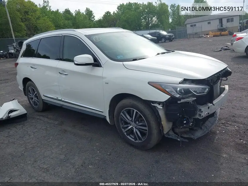 5N1DL0MM3HC559117 2017 Infiniti Qx60