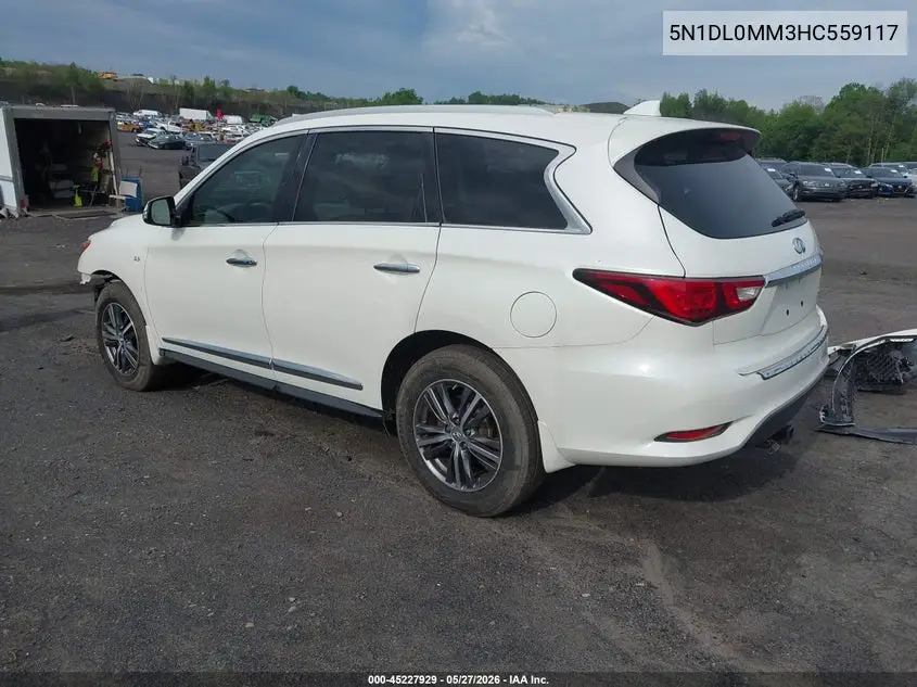 5N1DL0MM3HC559117 2017 Infiniti Qx60