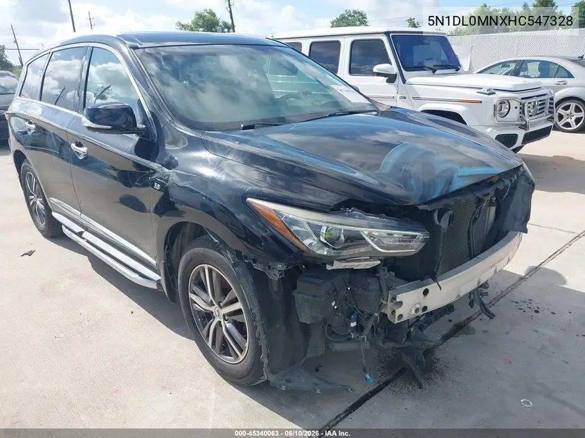 2017 Infiniti Qx60 VIN: 5N1DL0MNXHC547328 Lot: 45340063