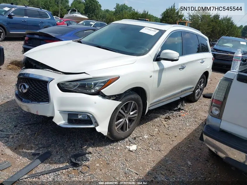 2017 Infiniti Qx60 VIN: 5N1DL0MM7HC545544 Lot: 45566195