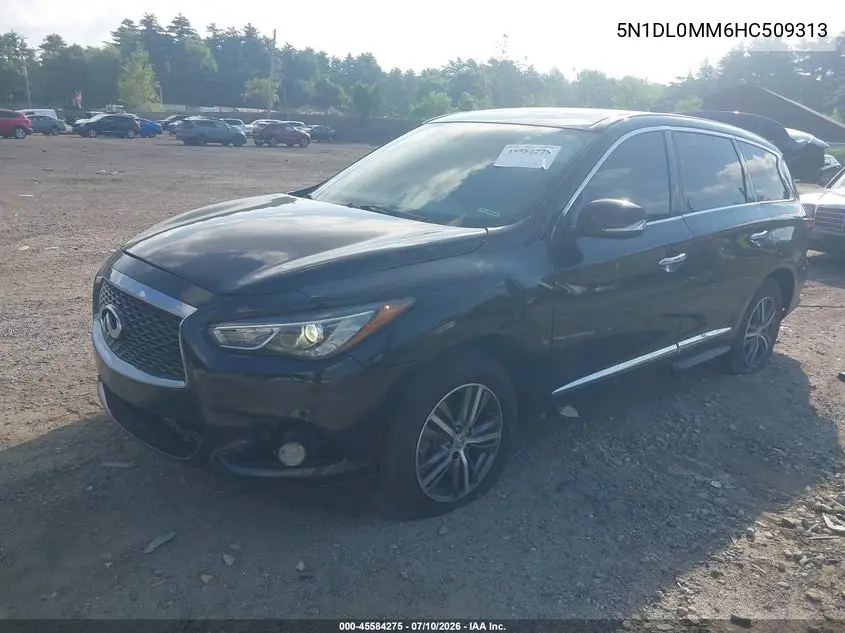 2017 Infiniti Qx60 VIN: 5N1DL0MM6HC509313 Lot: 45584275