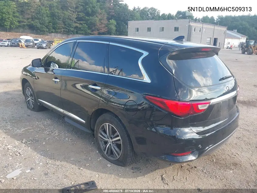 2017 Infiniti Qx60 VIN: 5N1DL0MM6HC509313 Lot: 45584275