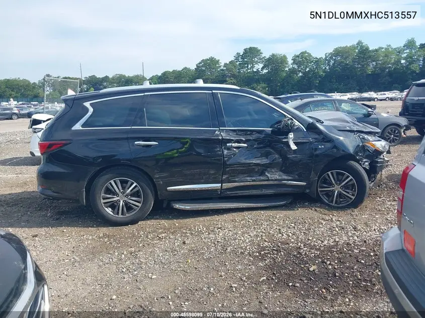 2017 Infiniti Qx60 VIN: 5N1DL0MMXHC513557 Lot: 45598099