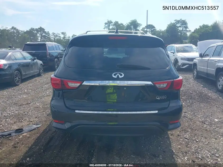 2017 Infiniti Qx60 VIN: 5N1DL0MMXHC513557 Lot: 45598099