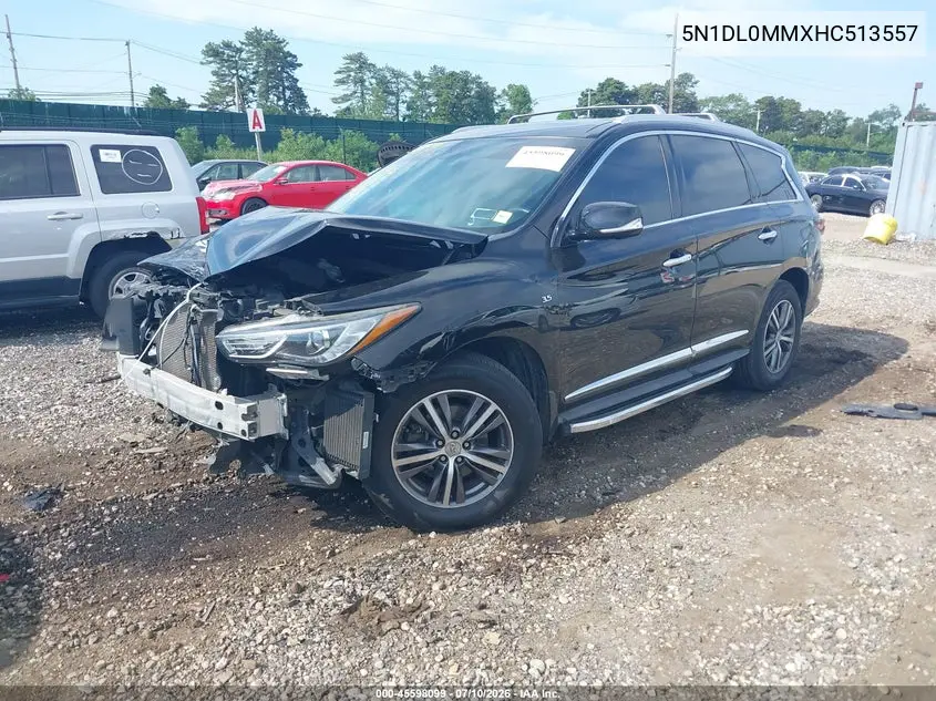 2017 Infiniti Qx60 VIN: 5N1DL0MMXHC513557 Lot: 45598099