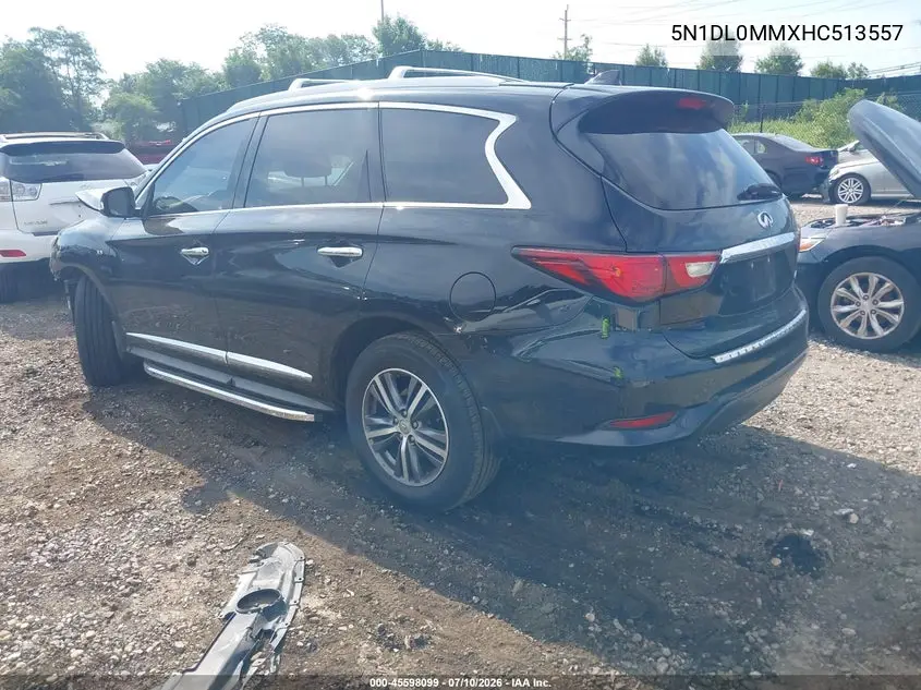 2017 Infiniti Qx60 VIN: 5N1DL0MMXHC513557 Lot: 45598099