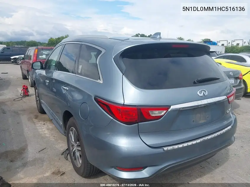 2017 Infiniti Qx60 VIN: 5N1DL0MM1HC516136 Lot: 45610276