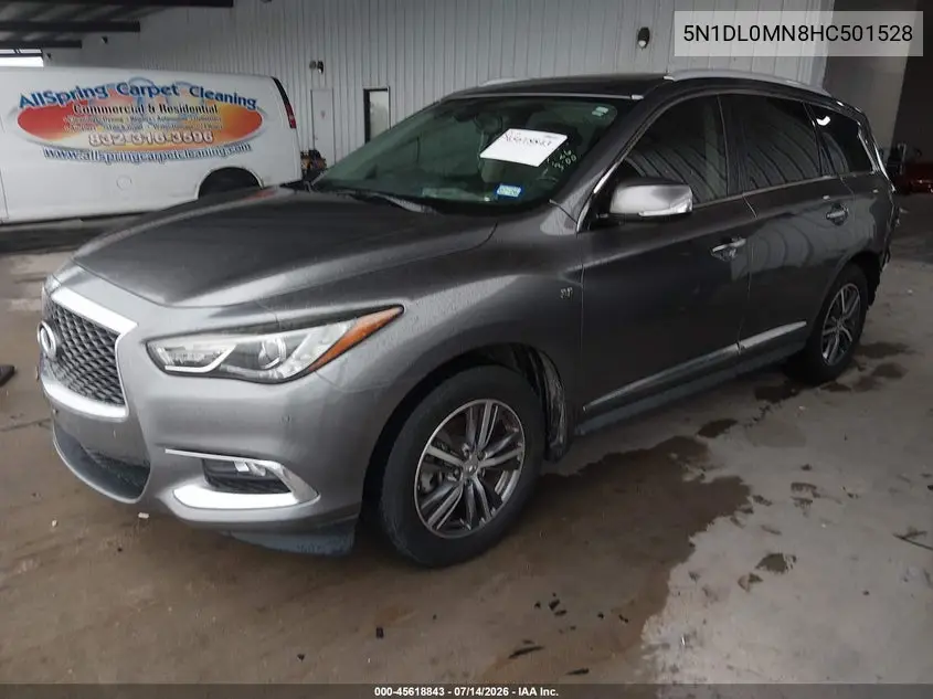 2017 Infiniti Qx60 VIN: 5N1DL0MN8HC501528 Lot: 45618843