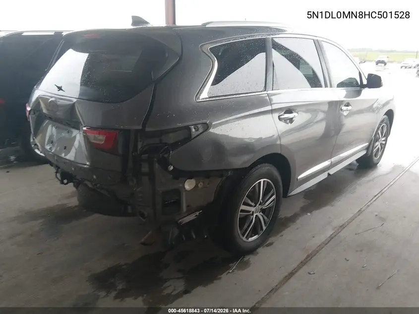 2017 Infiniti Qx60 VIN: 5N1DL0MN8HC501528 Lot: 45618843
