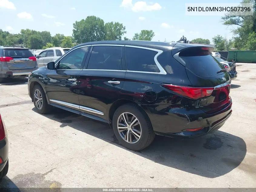 2017 Infiniti Qx60 VIN: 5N1DL0MN3HC507396 Lot: 45623989