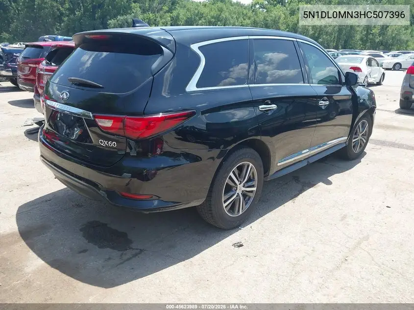 2017 Infiniti Qx60 VIN: 5N1DL0MN3HC507396 Lot: 45623989