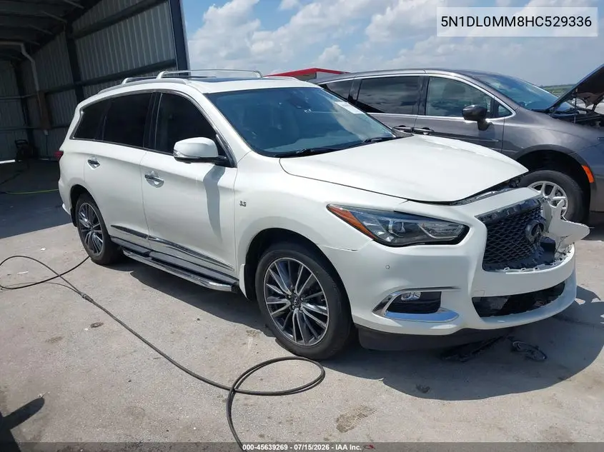 2017 Infiniti Qx60 VIN: 5N1DL0MM8HC529336 Lot: 45639269