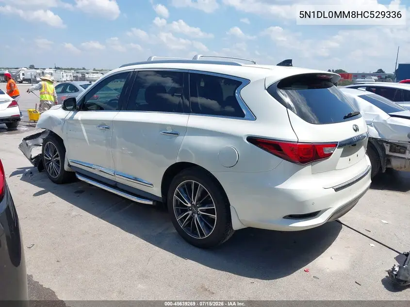 2017 Infiniti Qx60 VIN: 5N1DL0MM8HC529336 Lot: 45639269