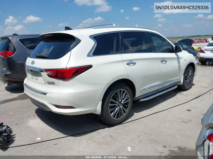 2017 Infiniti Qx60 VIN: 5N1DL0MM8HC529336 Lot: 45639269