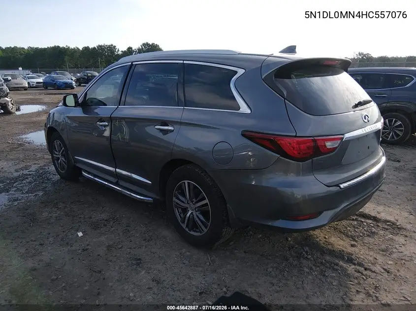 2017 Infiniti Qx60 VIN: 5N1DL0MN4HC557076 Lot: 45642887