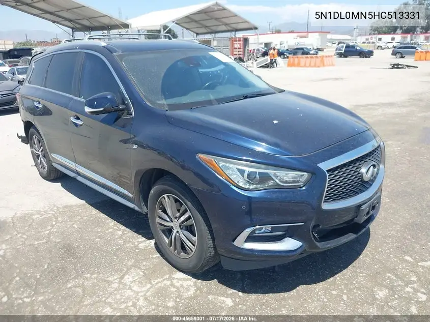 2017 Infiniti Qx60 VIN: 5N1DL0MN5HC513331 Lot: 45659301