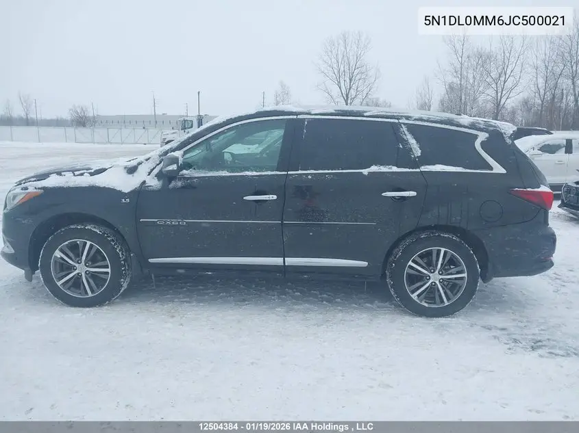 2018 Infiniti Qx60 VIN: 5N1DL0MM6JC500021 Lot: 12504384