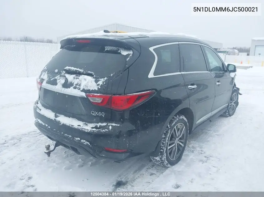 2018 Infiniti Qx60 VIN: 5N1DL0MM6JC500021 Lot: 12504384