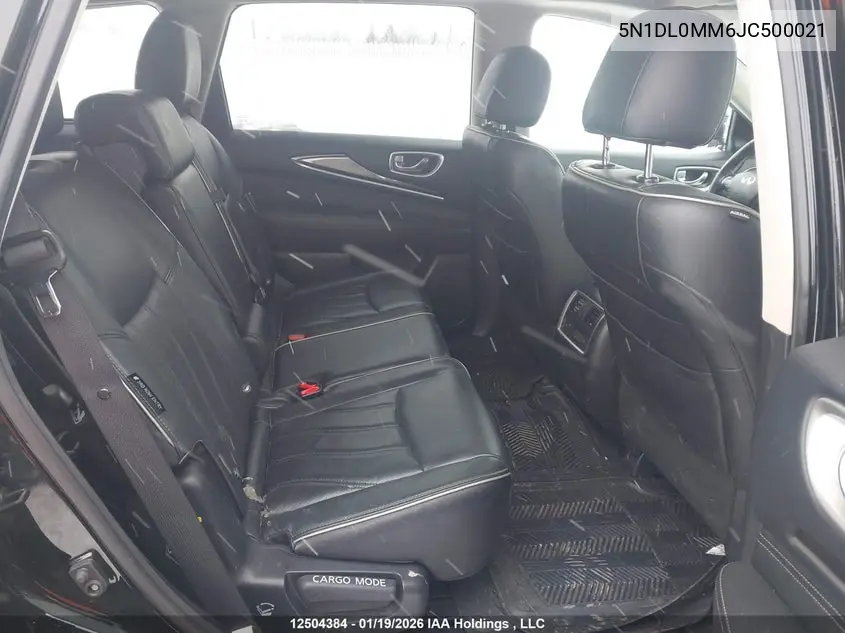 2018 Infiniti Qx60 VIN: 5N1DL0MM6JC500021 Lot: 12504384