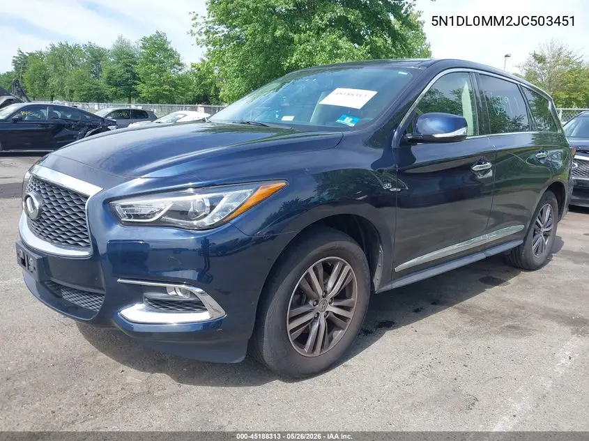 2018 Infiniti Qx60 VIN: 5N1DL0MM2JC503451 Lot: 45188313